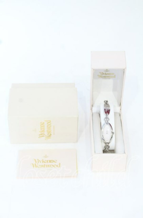 画像6: ヴィヴィアンウエストウッド 中古 / chain braceret watch(チェーンブレスレットウォッチ)腕時計  シルバーxピンク  O-25-10-19-129-gd-YM-OS (6)