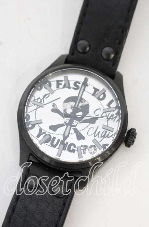 画像2: ヴィヴィアンウエストウッド 中古 / T.F.T.L.ウォッチ 腕時計  ブラックxブラック  O-25-10-19-130-gd-YM-OS (2)
