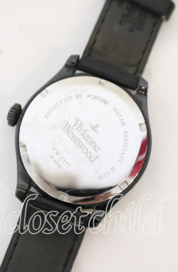 画像5: ヴィヴィアンウエストウッド 中古 / T.F.T.L.ウォッチ 腕時計  ブラックxブラック  O-25-10-19-130-gd-YM-OS (5)
