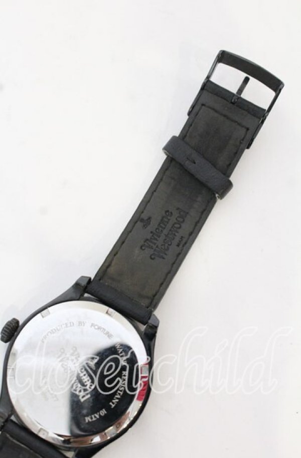 画像7: ヴィヴィアンウエストウッド 中古 / T.F.T.L.ウォッチ 腕時計  ブラックxブラック  O-25-10-19-130-gd-YM-OS (7)