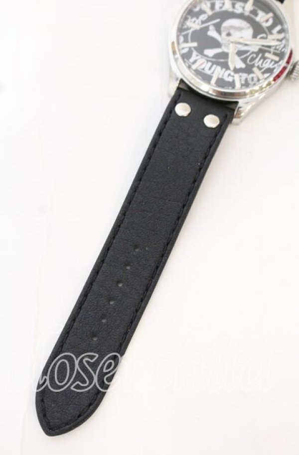 画像3: ヴィヴィアンウエストウッド 中古 / T.F.T.L.ウォッチ 腕時計  ブラックxシルバー  O-25-10-19-131-gd-YM-OS (3)