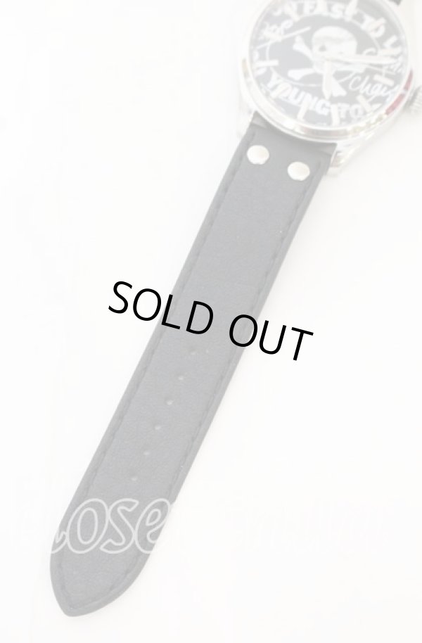 画像3: ヴィヴィアンウエストウッド 中古 / T.F.T.L.ウォッチ 腕時計  ブラックｘシルバー  O-25-10-19-131-gd-YM-OS (3)