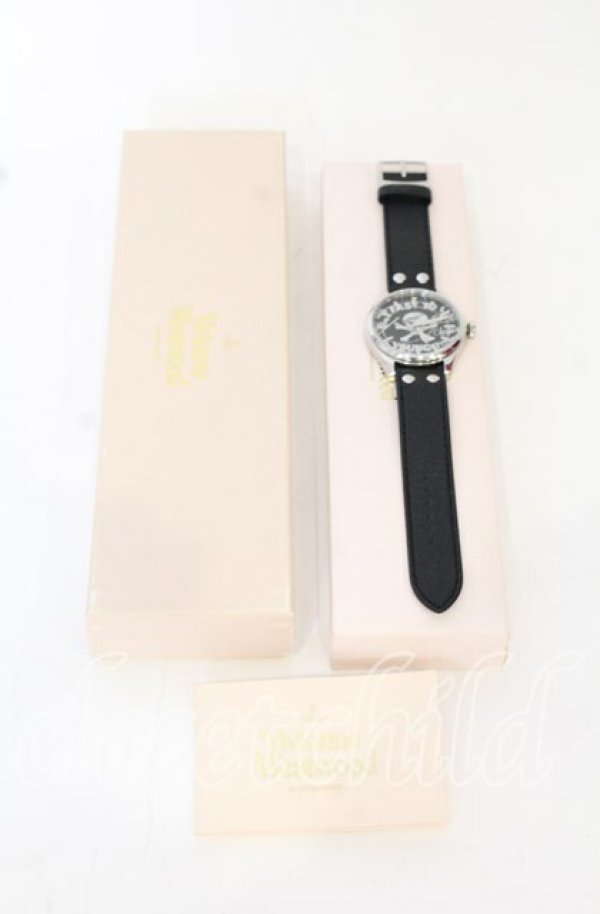 画像8: ヴィヴィアンウエストウッド 中古 / T.F.T.L.ウォッチ 腕時計  ブラックxシルバー  O-25-10-19-131-gd-YM-OS (8)