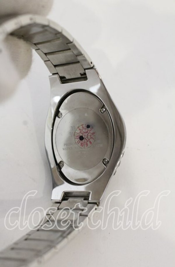 画像4: ヴィヴィアンウエストウッド 中古 / カレッジリングウォッチ  シルバーxブラックxオレンジ  O-25-10-19-132-gd-YM-OS (4)