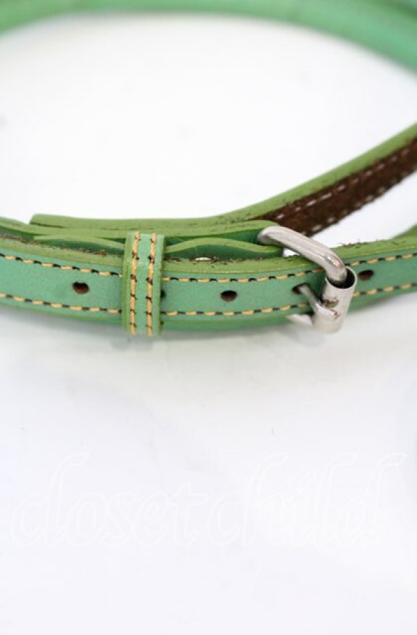 画像2: ヴィヴィアンウエストウッド 中古 / ナローベルト  グリーン  O-25-10-19-135-gd-YM-OS (2)