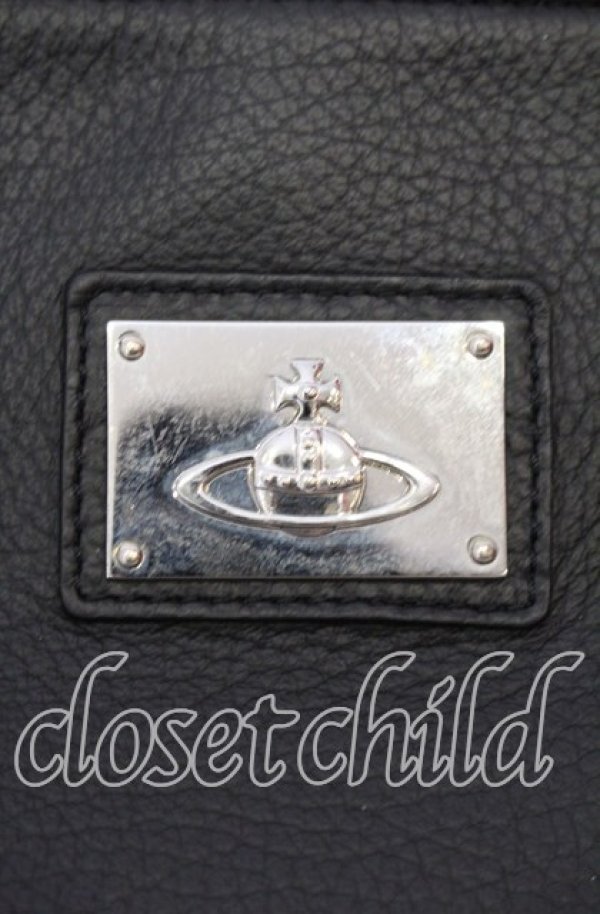 画像2: ヴィヴィアンウエストウッド 中古 / モシークリュック バックパック  ブラック  O-25-10-19-140-ba-YM-OS (2)