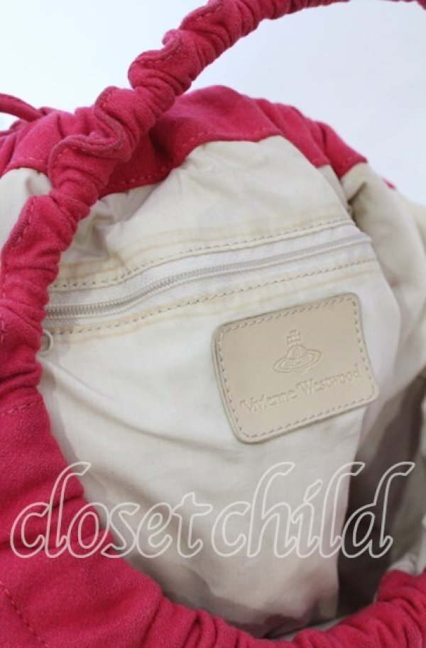 画像3: ヴィヴィアンウエストウッド 中古 / オーブボタンハンドルバッグ  ピンク  O-25-10-19-142-ba-YM-OS (3)