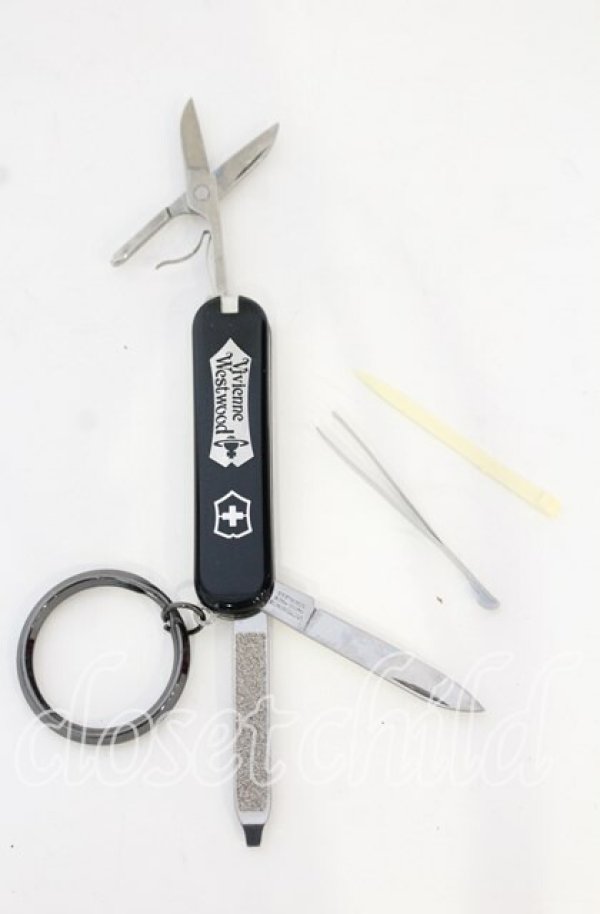 画像3: ヴィヴィアンウエストウッド 中古 / ツールナイフキーホルダー  ブラック  O-25-10-19-143-gd-YM-OS (3)