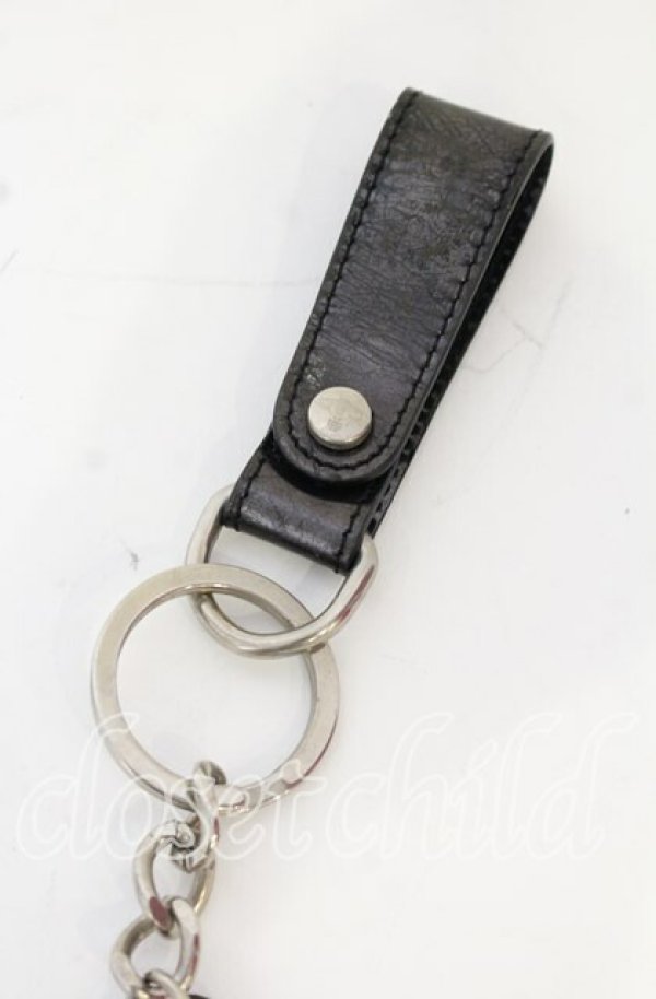 画像3: ヴィヴィアンウエストウッド 中古 / スパイクスタッズオーブキーホルダー  ブラックxシルバー  O-25-10-19-145-gd-YM-OS (3)