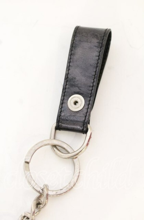 画像5: ヴィヴィアンウエストウッド 中古 / スパイクスタッズオーブキーホルダー  ブラックxシルバー  O-25-10-19-145-gd-YM-OS (5)