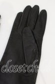画像4: ヴィヴィアンウエストウッド 中古 / オーブカフスレザーグローブ レディース ブラックxシルバー  O-25-10-19-147-gd-YM-OS (4)