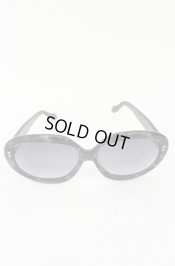 画像2: ヴィヴィアンウエストウッド 中古 / オーバルサングラス  ブラック（レオパード）  O-25-10-19-148-gd-YM-OS (2)