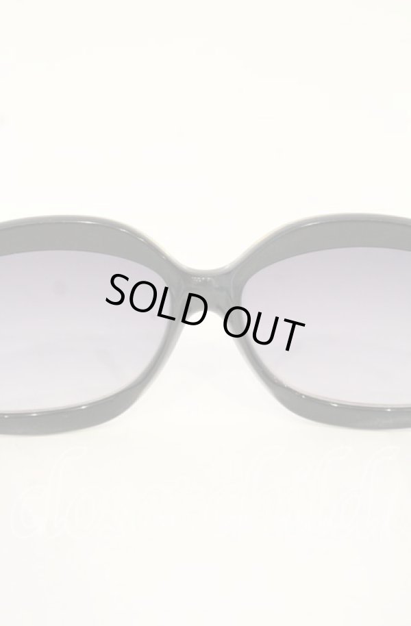 画像5: ヴィヴィアンウエストウッド 中古 / オーバルサングラス  ブラック（レオパード）  O-25-10-19-148-gd-YM-OS (5)