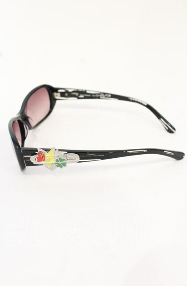 画像4: ヴィヴィアンウエストウッド 中古 / VW-7721 セーフティーピンサングラス  ブラックxピンクグラデ  O-25-10-19-149-gd-YM-OS (4)