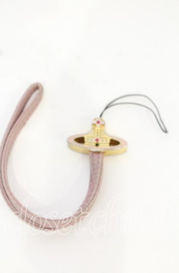 画像2: ヴィヴィアンウエストウッド 中古 / オーブストラップ  ゴールドxピンク  O-25-10-19-150-gd-YM-OS (2)