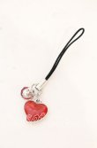 画像2: ヴィヴィアンウエストウッド 中古 / diamante heart ストラップ  レッド×シルバー  O-25-10-19-154-gd-IG-OS (2)