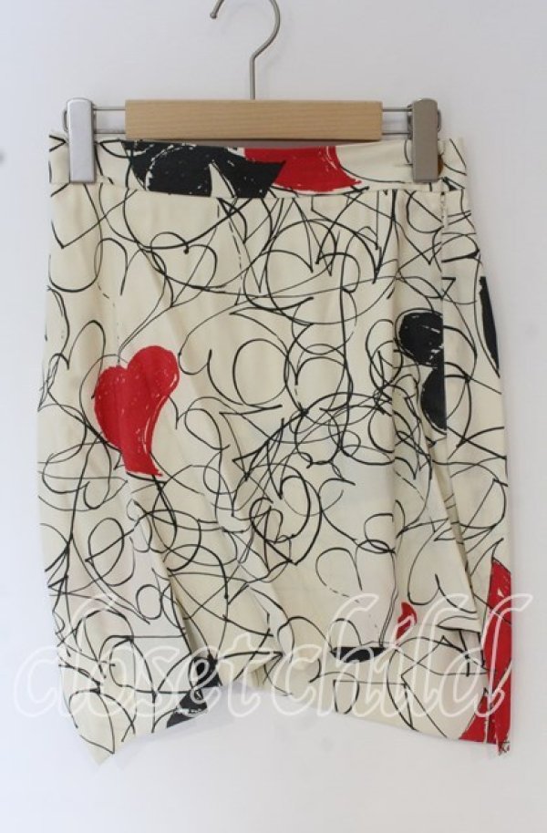 画像2: ヴィヴィアンウエストウッド 中古 / House Of Card スカート 40 アイボリー  O-25-10-19-161-sk-YM-OS (2)