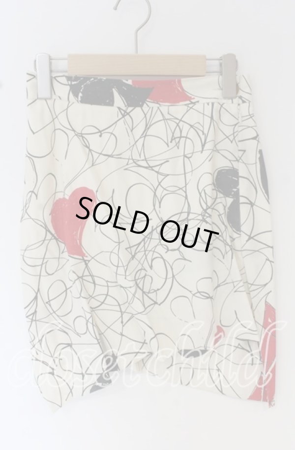 画像2: ヴィヴィアンウエストウッド 中古 / House Of Card スカート 40 アイボリー  O-25-10-19-161-sk-YM-ZH (2)