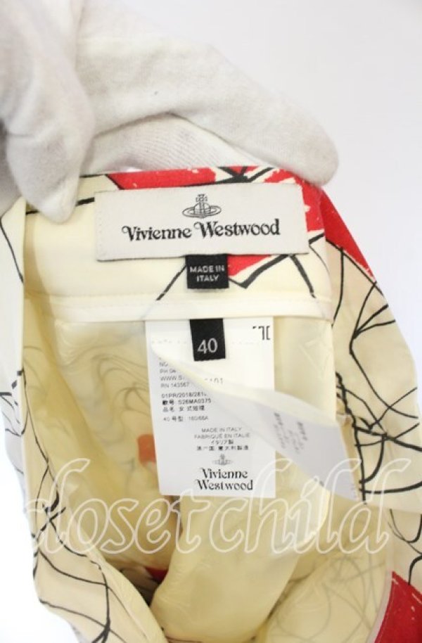 画像3: ヴィヴィアンウエストウッド 中古 / House Of Card スカート 40 アイボリー  O-25-10-19-161-sk-YM-OS (3)