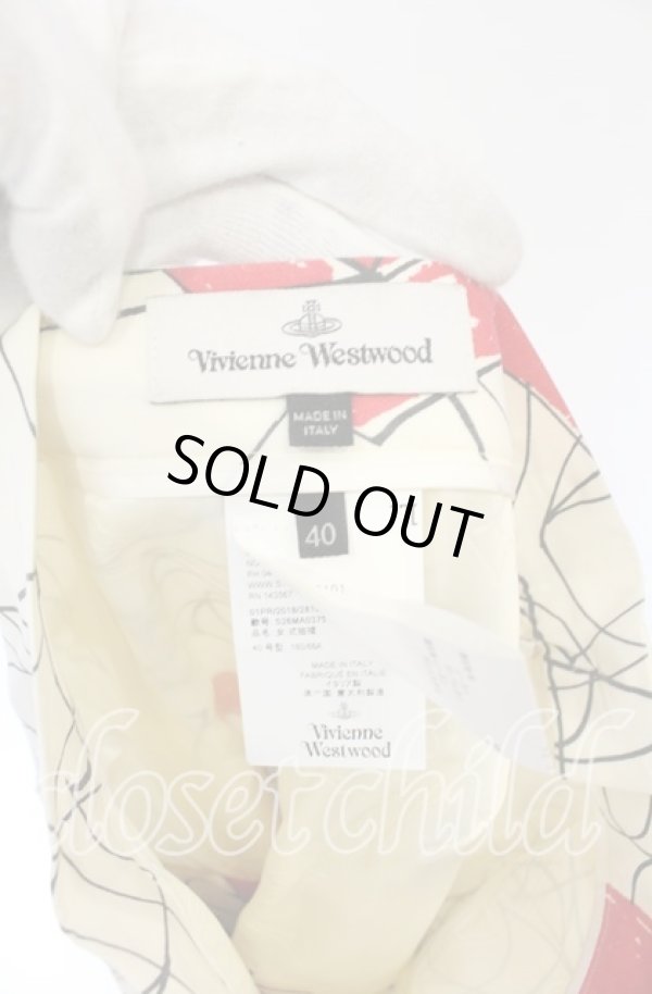 画像3: ヴィヴィアンウエストウッド 中古 / House Of Card スカート 40 アイボリー  O-25-10-19-161-sk-YM-ZH (3)