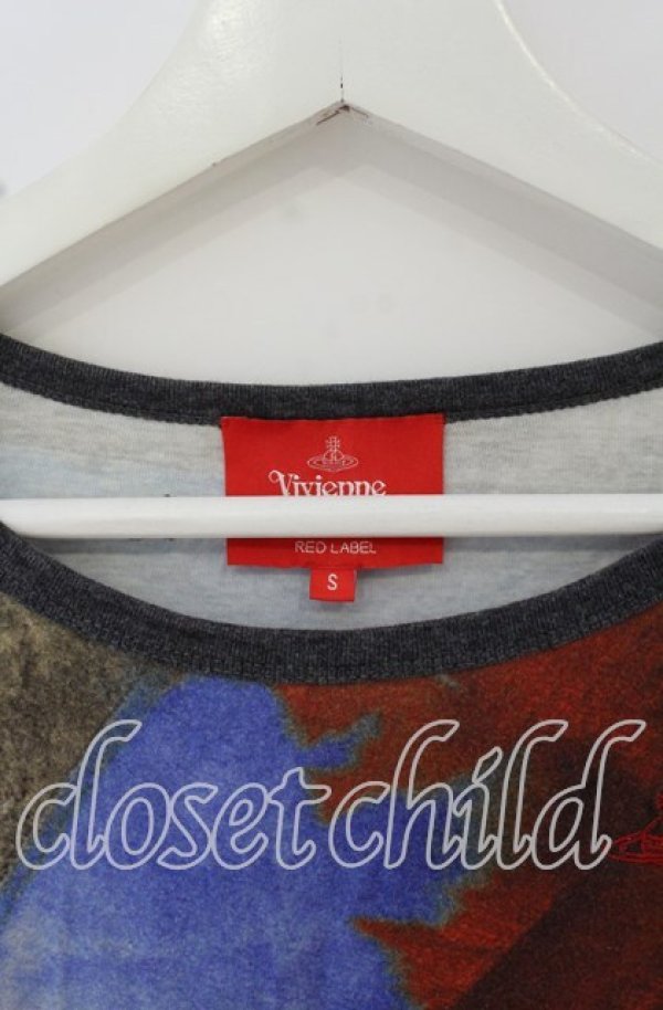 画像2: ヴィヴィアンウエストウッド 中古 / ユニオンジャックカットソー S マルチ  O-25-10-19-162-to-YM-OS (2)