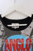 画像2: ANGLOMANIA 中古 / パンクアーカイブ柄Tシャツ 36 ブラックxグレー  O-25-10-19-163-ts-YM-OS (2)