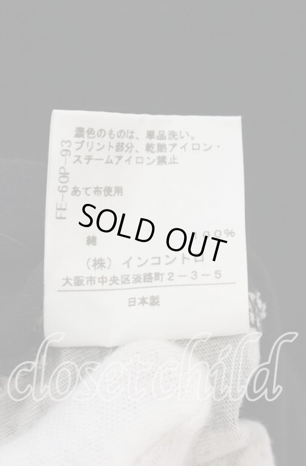 画像4: ANGLOMANIA 中古 / パンクアーカイブ柄Tシャツ 36 ブラックｘグレー  O-25-10-19-163-ts-YM-OS (4)