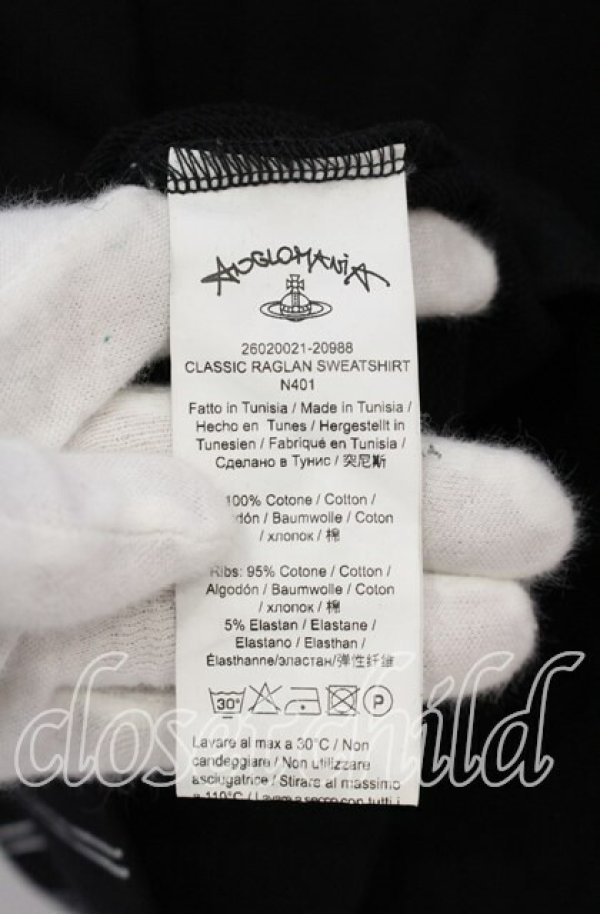 画像6: ANGLOMANIA 中古 / CLASSIC RAGLAN SWEATSHIRT（クラシックラグランスウェットトップス） S ブラック  O-25-10-19-015-to-YM-OS (6)