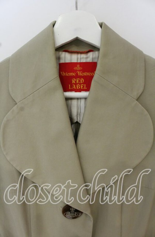 画像2: ヴィヴィアンウエストウッド 中古 / ベッティーナコート 3 ベージュ  O-25-10-19-165-co-YM-OS (2)