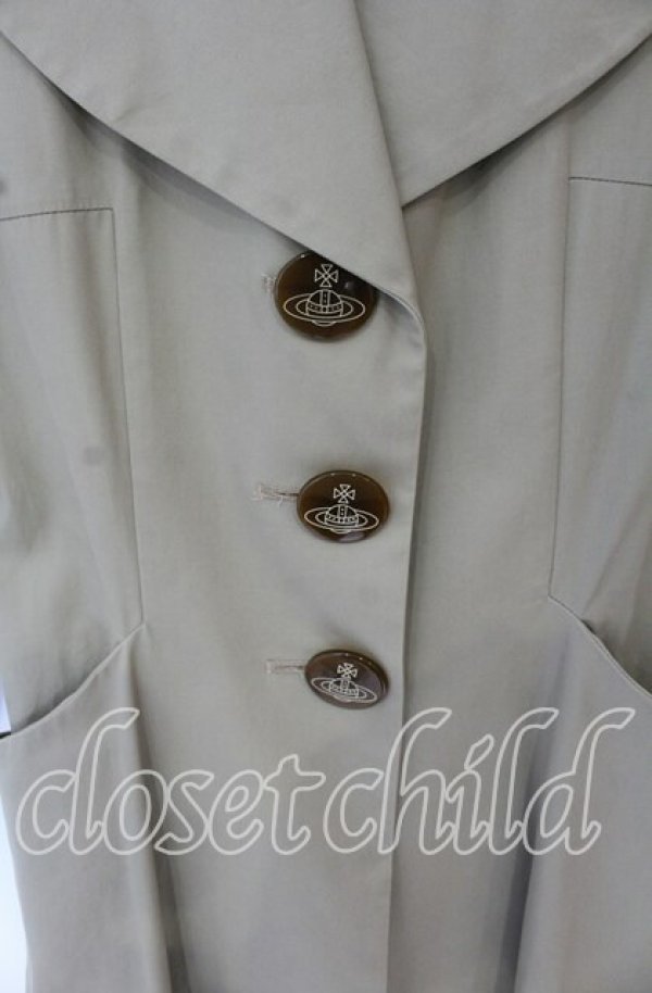 画像3: ヴィヴィアンウエストウッド 中古 / ベッティーナコート 3 ベージュ  O-25-10-19-165-co-YM-OS (3)