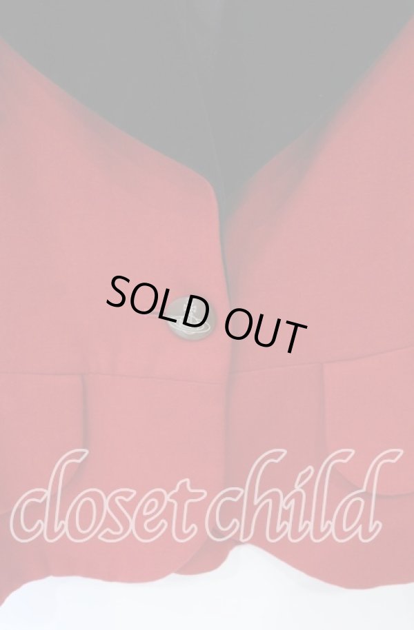 画像4: ヴィヴィアンウエストウッド 中古 / ラブジャケット 3 レッドｘブラック  O-25-10-19-167-jc-YM-ZH (4)