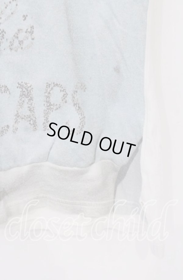 画像4: ヴィヴィアンウエストウッド 中古 / 回顧展限定Tシャツ M ブルーｘホワイト  O-25-10-19-016-ts-YM-OS (4)