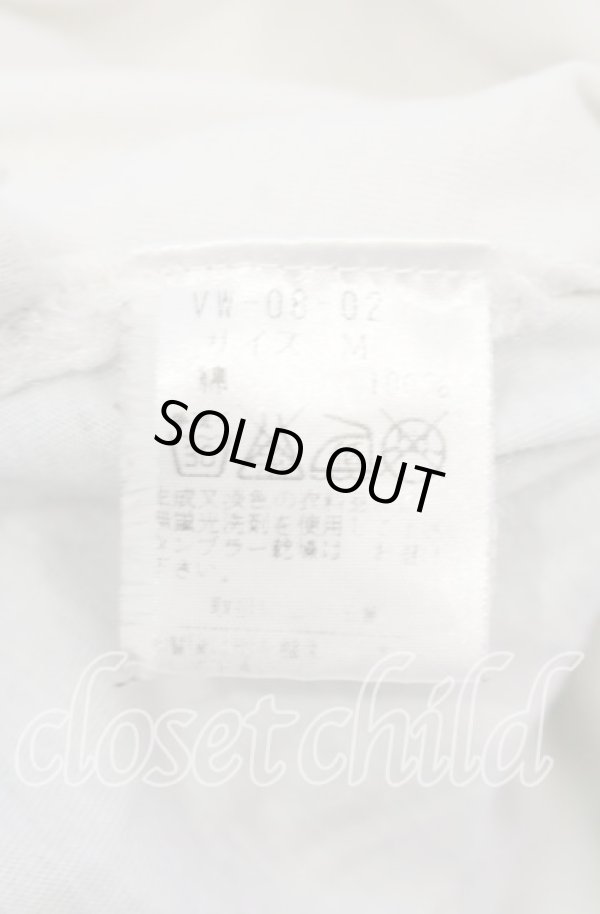 画像6: ヴィヴィアンウエストウッド 中古 / 回顧展限定Tシャツ M ブルーｘホワイト  O-25-10-19-016-ts-YM-OS (6)