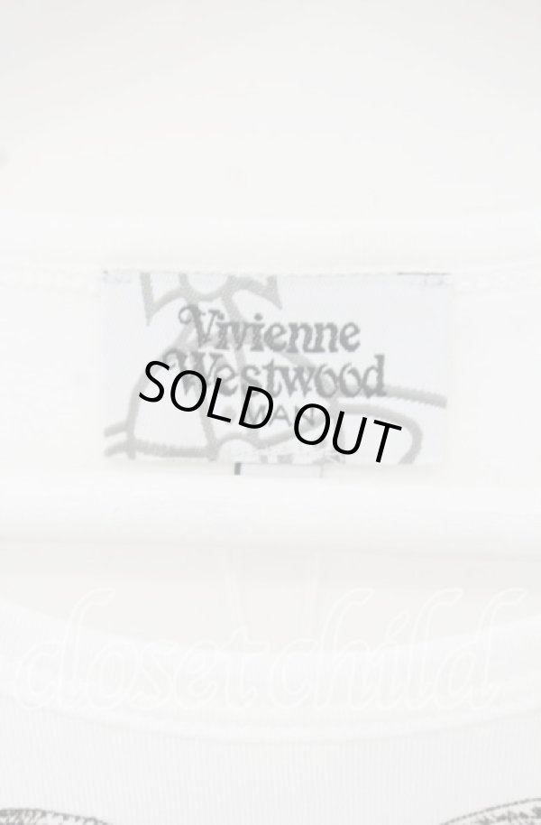 画像3: ヴィヴィアンウエストウッド MAN 中古 / “ヴェルサイユ” リラックスTシャツ 44 ホワイト  O-25-10-19-018-ts-IG-ZH (3)