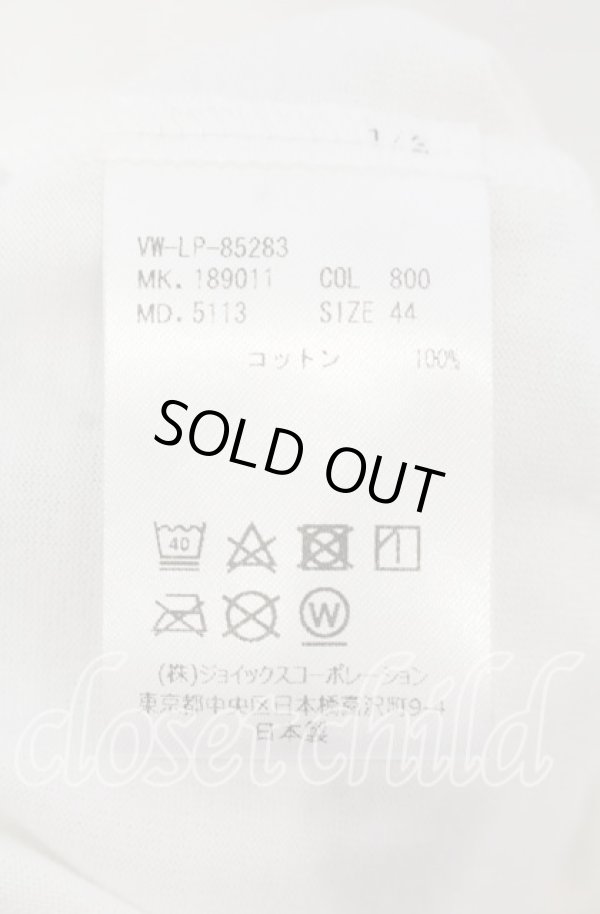 画像5: ヴィヴィアンウエストウッド MAN 中古 / “ヴェルサイユ” リラックスTシャツ 44 ホワイト  O-25-10-19-018-ts-IG-ZH (5)