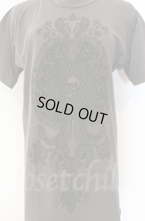 画像2: ヴィヴィアンウエストウッド 中古 / ポミグラニットプリントカットソー 2 グレー  O-25-11-09-018-to-YM-OS (2)