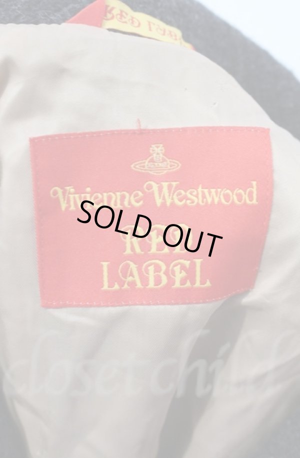 画像5: ヴィヴィアンウエストウッド 中古 / イタリアンカラーウールコート 42 グレー  O-25-11-09-002-co-YM-OS (5)