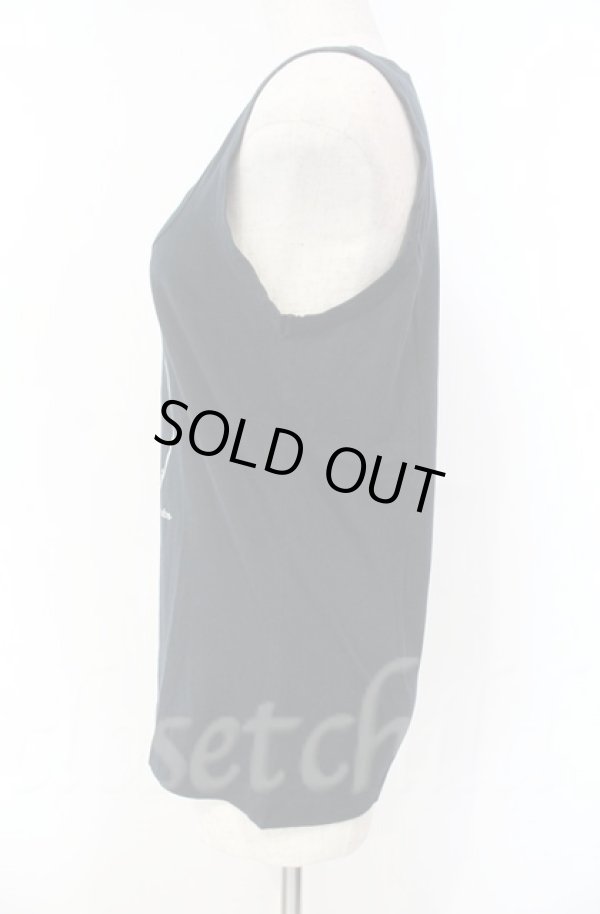 画像3: ヴィヴィアンウエストウッド 中古 / ツインズプリントタンクトップ XS ブラック  O-25-11-09-019-to-YM-ZH (3)