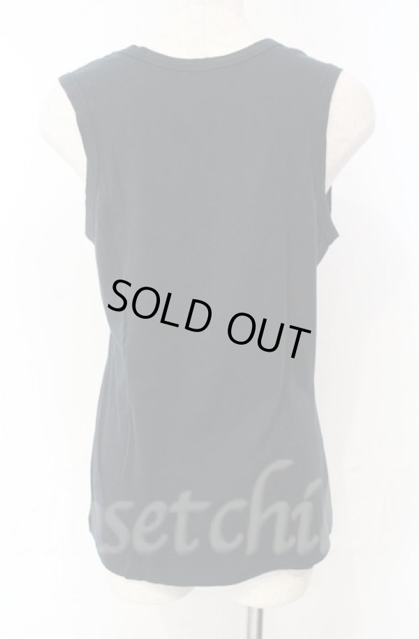 画像4: ヴィヴィアンウエストウッド 中古 / ツインズプリントタンクトップ XS ブラック  O-25-11-09-019-to-YM-ZH (4)