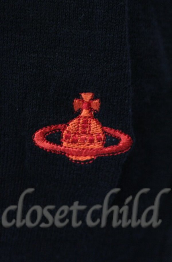 画像2: ヴィヴィアンウエストウッド 中古 / リッププリントニットワンピース 2 ブラック  O-25-11-09-020-op-YM-OS (2)