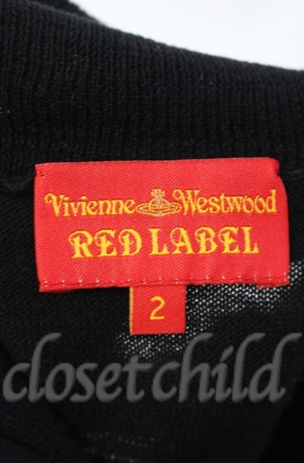 画像5: ヴィヴィアンウエストウッド 中古 / リッププリントニットワンピース 2 ブラック  O-25-11-09-020-op-YM-OS (5)