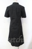 画像4: ヴィヴィアンウエストウッド 中古 / ハートフリル半袖シャツワンピース 1 ブラック  O-25-11-09-023-op-YM-OS (4)