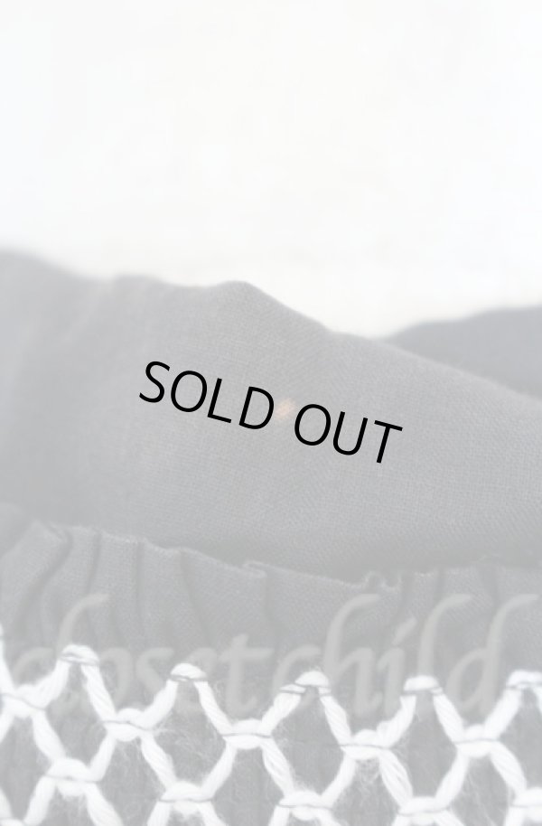 画像8: ヴィヴィアンウエストウッド 中古 / コットンローンスモッキングシャツ 00 ブラック  O-25-11-09-024-bl-YM-OS (8)