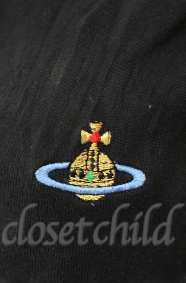 画像2: ヴィヴィアンウエストウッド 中古 / ノースリーブミニカーディガン M ブラック  O-25-11-09-025-to-YM-OS (2)