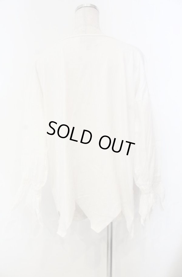 画像4: ANGLOMANIA 中古 / フェアリーヘムトップ カットソー M ホワイト  O-25-11-09-026-to-YM-OS (4)