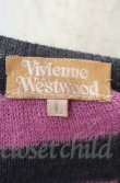 画像5: ヴィヴィアンウエストウッド 中古 / モヘアネットボーダーニット L パープルｘイエロー  O-25-11-09-027-to-YM-OS (5)