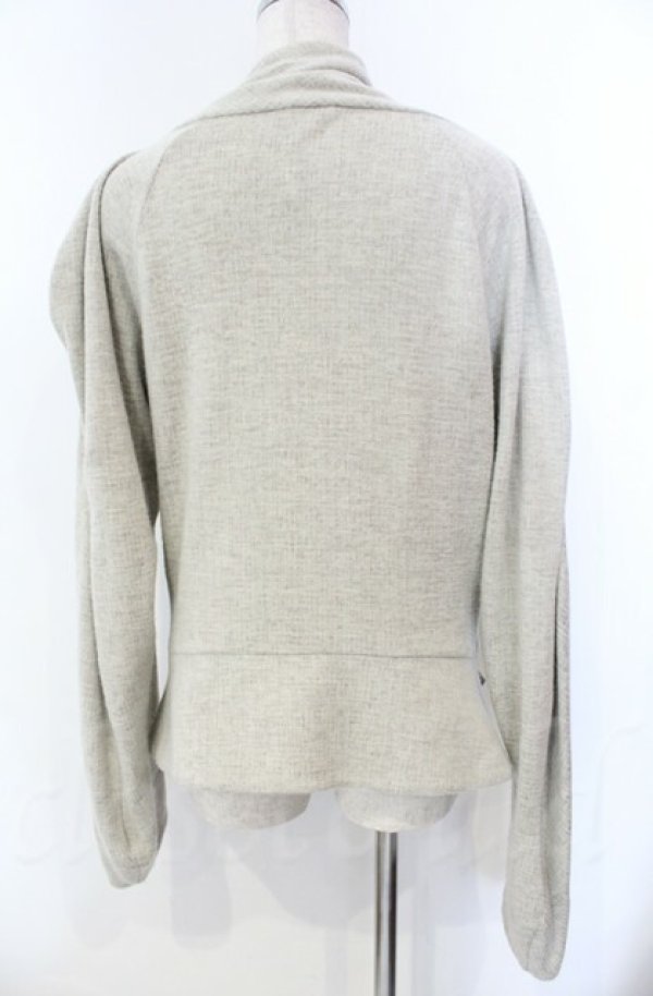 画像4: ヴィヴィアンウエストウッド 中古 / ドレープスウェッタージャケット L ベージュ  O-25-11-09-028-jc-YM-OS (4)