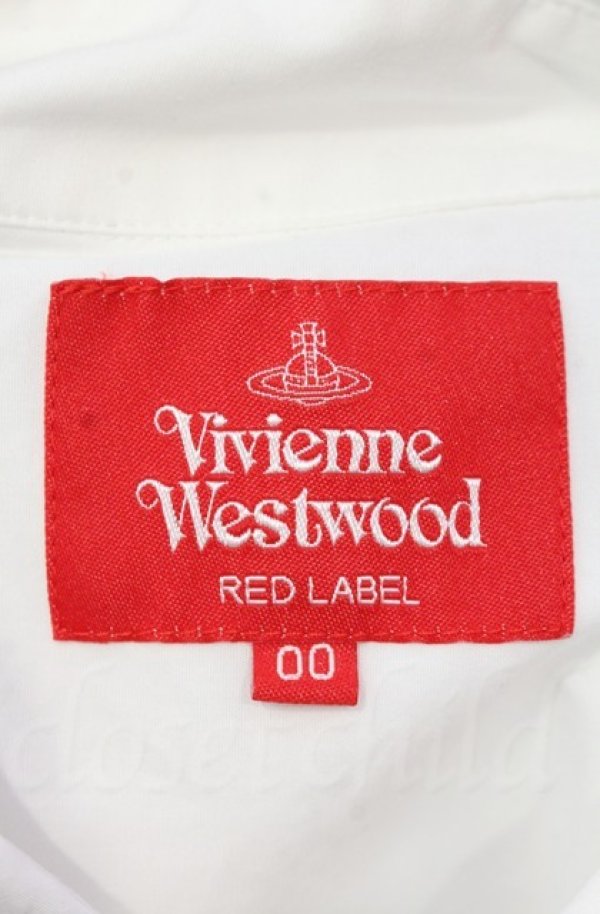 画像6: ヴィヴィアンウエストウッド 中古 / オーガニックコットンブロードローズプリントシャツ 00 ホワイト  O-25-11-09-031-bl-IG-OS (6)