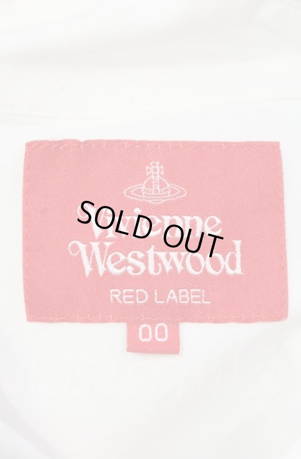 画像6: ヴィヴィアンウエストウッド 中古 / オーガニックコットンブロードローズプリントシャツ 00 ホワイト  O-25-11-09-031-bl-IG-OS (6)