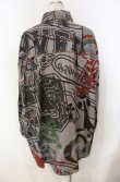 画像4: ヴィヴィアンウエストウッド 中古 / FRAT HOUSE DENIMシャツ 00 グレーｘマルチ  O-25-11-09-032-bl-YM-OS (4)